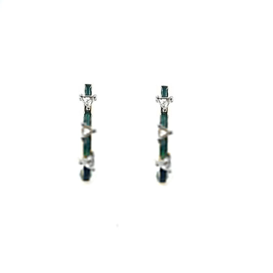 Trillion Shape Trio Earrings