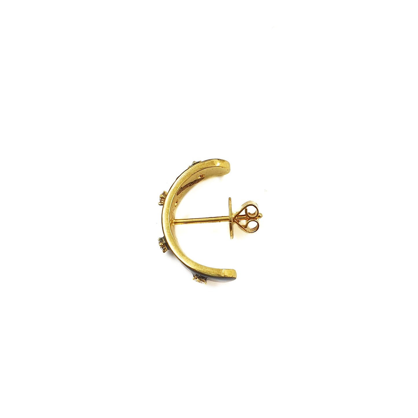 Round Diamond Earring