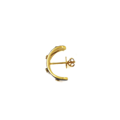 Round Diamond Earring