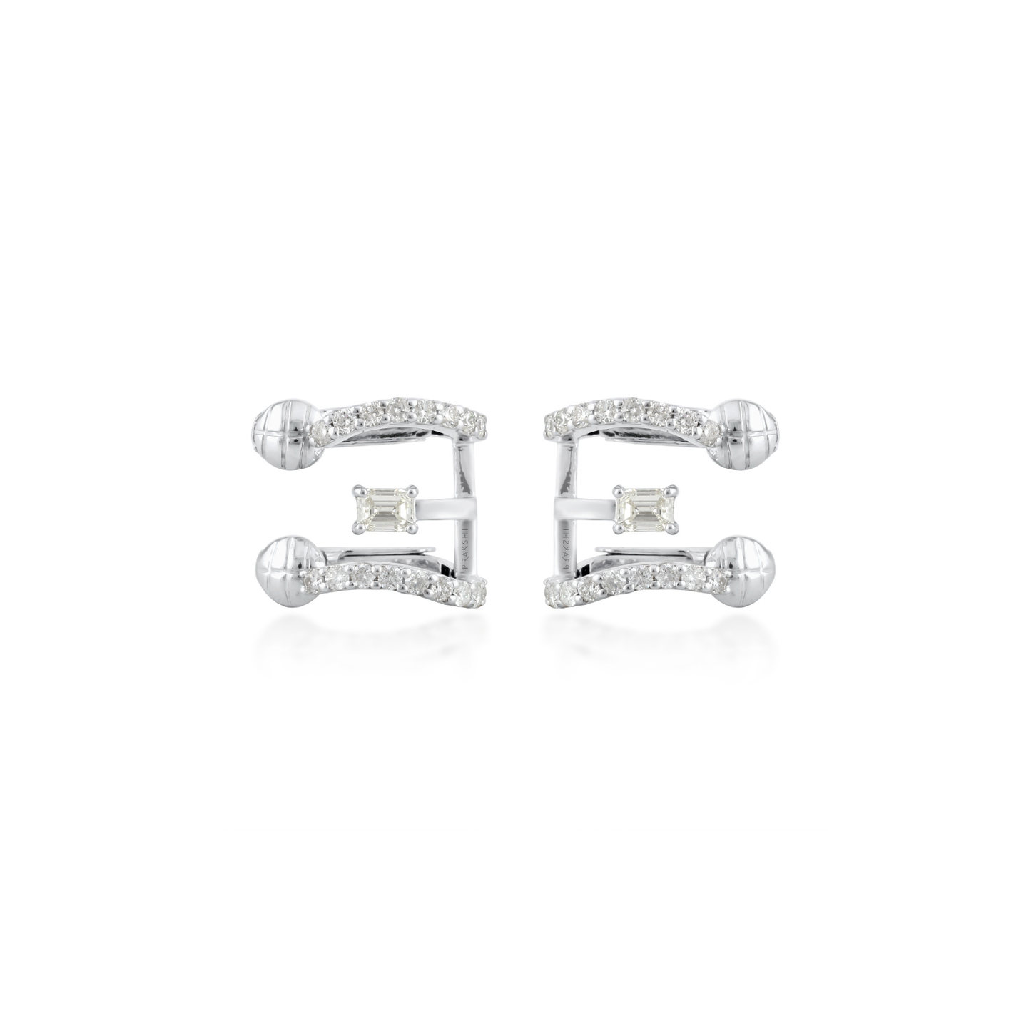 Structured Diamond Ear Jacket