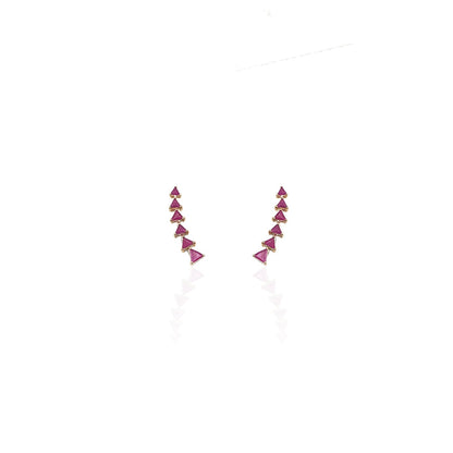 Ruby Trio Ear Sliders