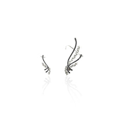 Load image into Gallery viewer, Diamond Trillion Ear cuff with Ear Slider
