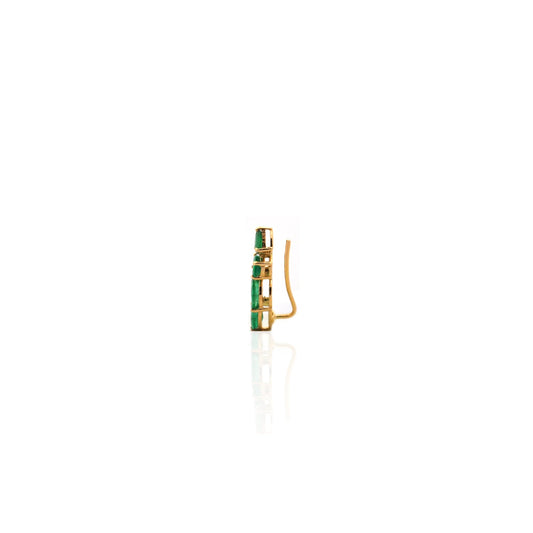 Zambian Emerald Ear Sliders