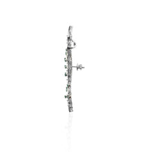 Load image into Gallery viewer, Yin &amp; Yang Ear cuff with Leafy Diamond
