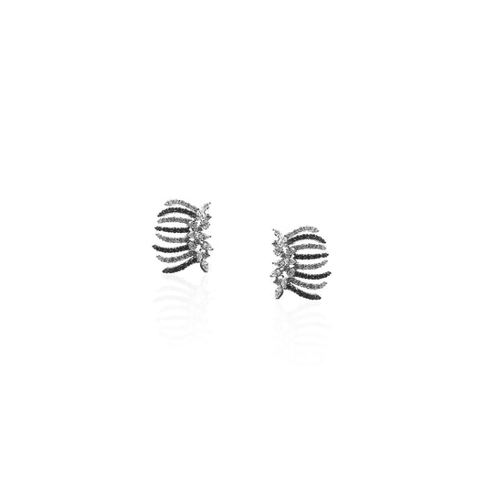 Yin & Yang Fancy Diamond Earring