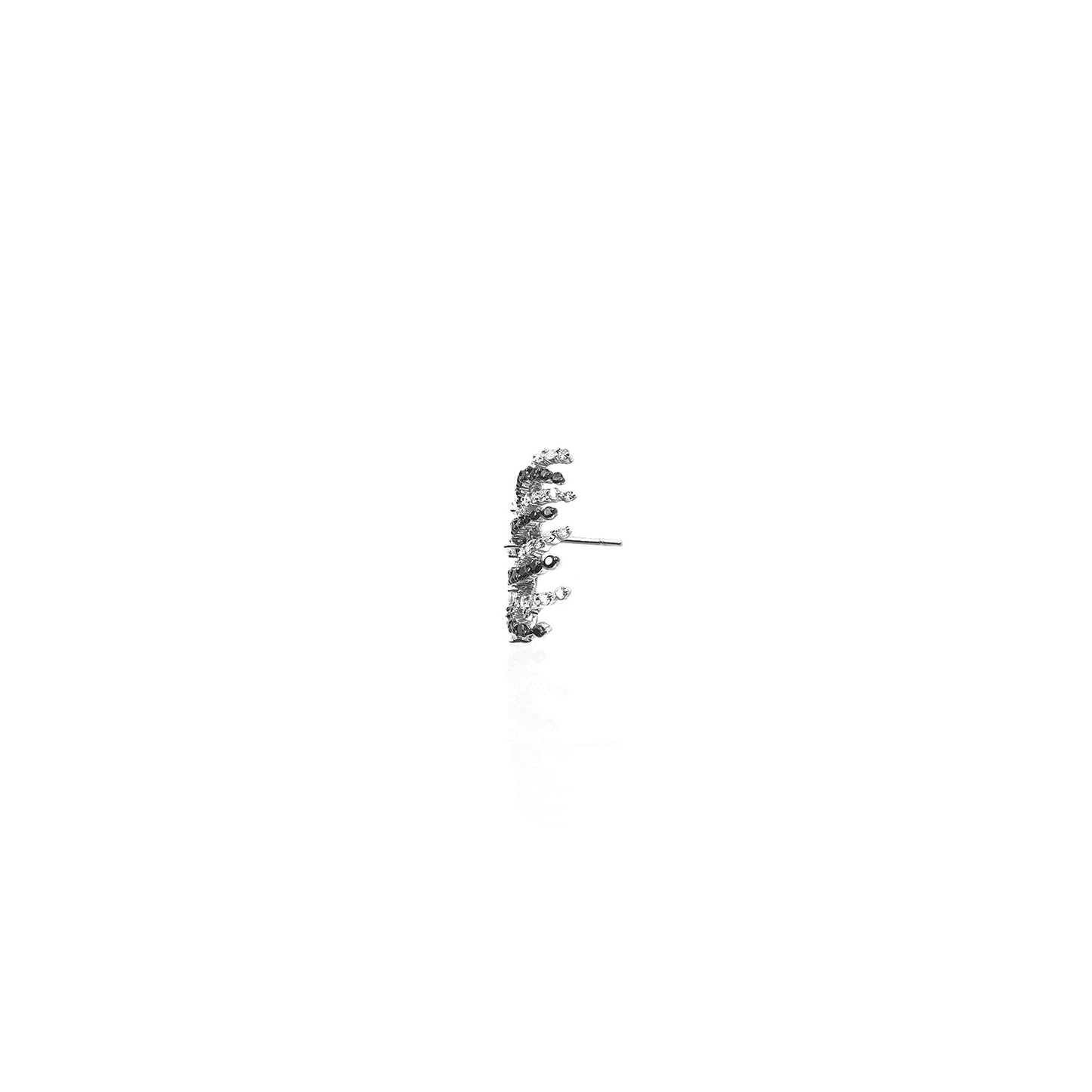 Yin & Yang Fancy Diamond Earring