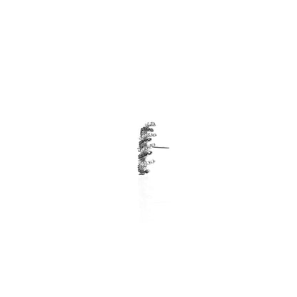 Yin & Yang Fancy Diamond Earring