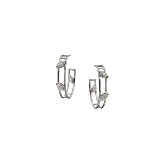 Escape Marquise hoops