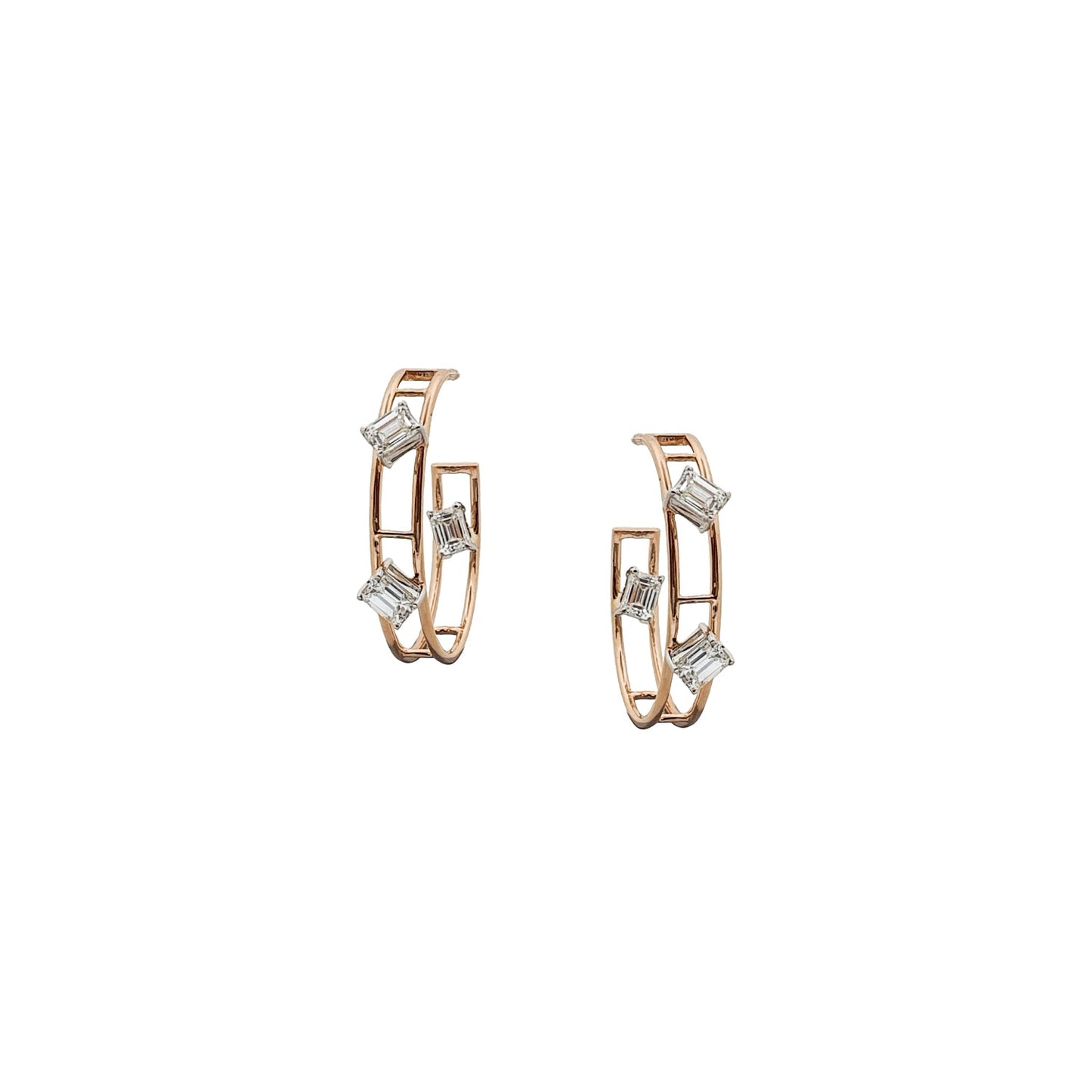 Escape Emerald hoops