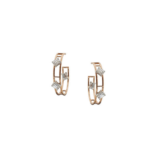 Escape Emerald hoops