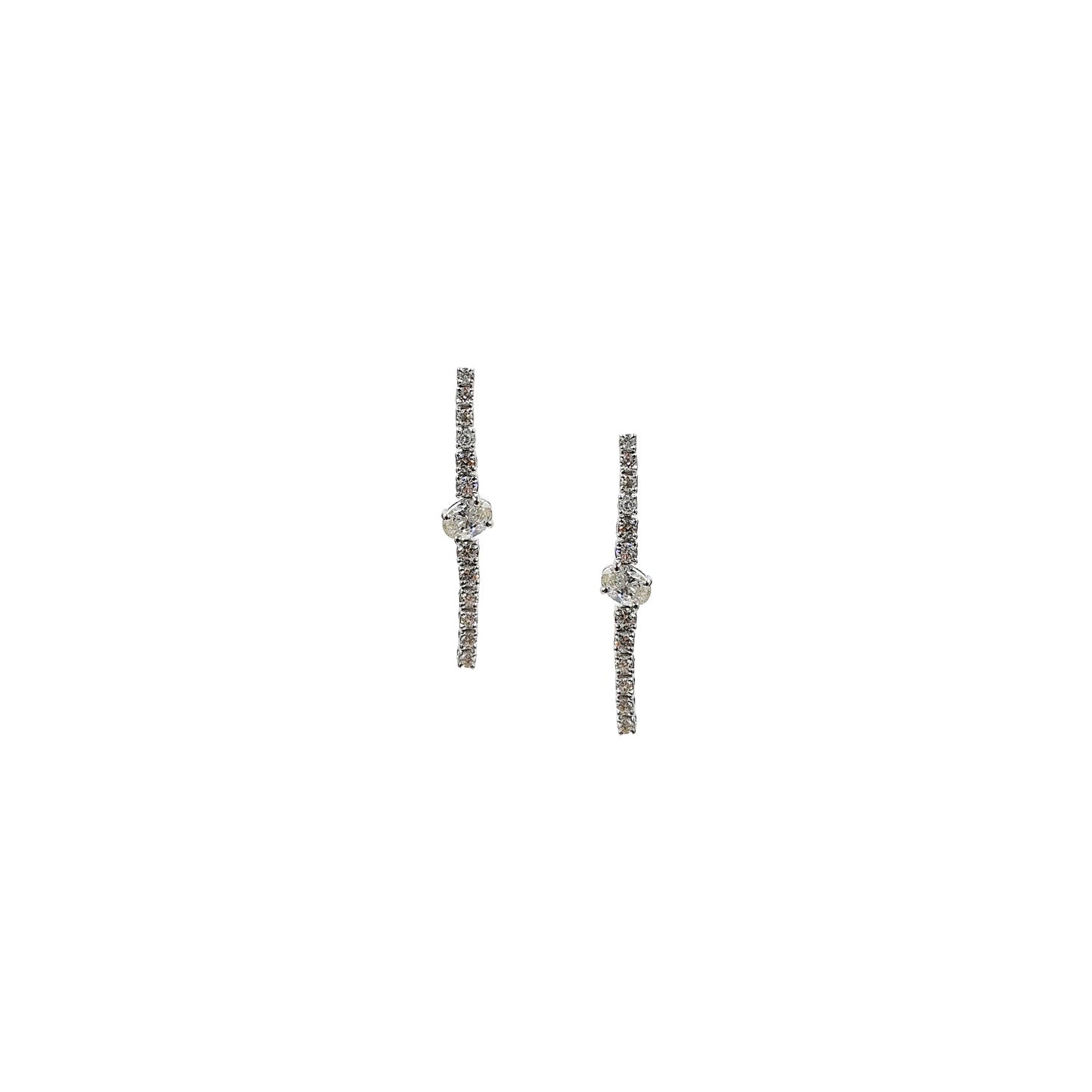 Oval-cut Danglers
