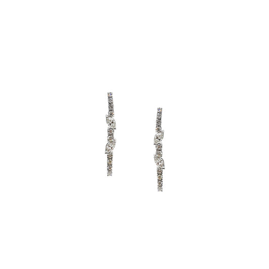Marquise-cut Danglers