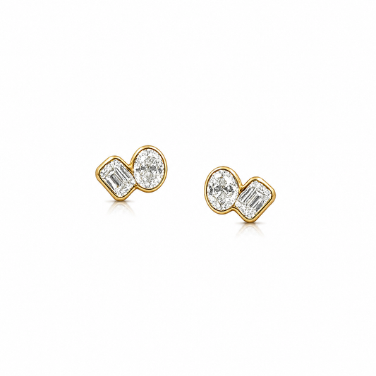 Bloom Celeste Diamond Studs