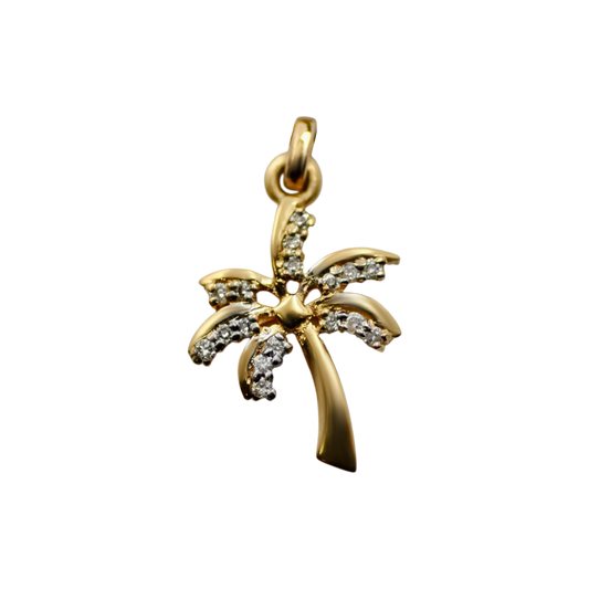 Palm Silhouette Evermore Charm