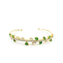 Load image into Gallery viewer, Rise Single Row Leafy Bracelet
