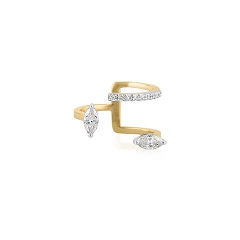 Rewind Two Marquise Diamonds Ring