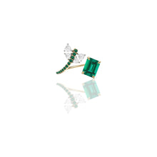 Load image into Gallery viewer, Bloom Dragonfly Ring in Emeralds
