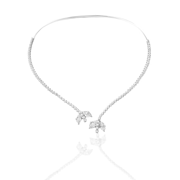 Bloom Dragonfly Statement Diamond Collar Neckband