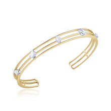 Load image into Gallery viewer, Rewind Triple Line Pear Marquise Bracelet
