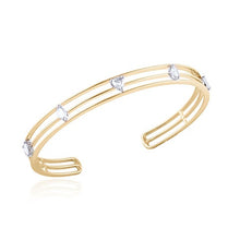 Load image into Gallery viewer, Rewind Triple Line Trillion Pear Marquise Bracelet

