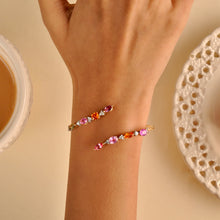 Load image into Gallery viewer, Bloom Grapevine Bracelet in coloured sapphires
