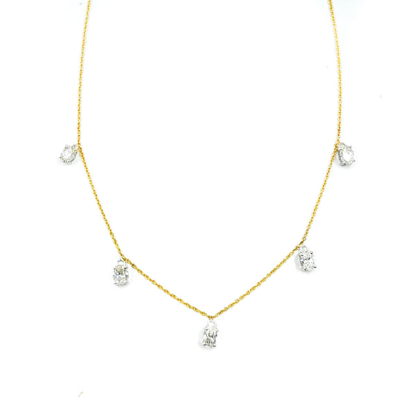 City Light 5 Oval Stackable Necklace