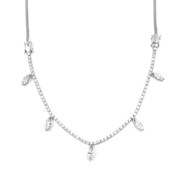 City Light 5 Marquise Stackable Necklace