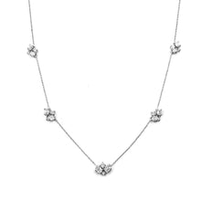 Load image into Gallery viewer, Bloom Necklace with Oval, round and Rose cut Diamonds

