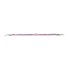 Load image into Gallery viewer, Bloom Pink Sapphire Choker cum Bracelet with Oval Solitaire
