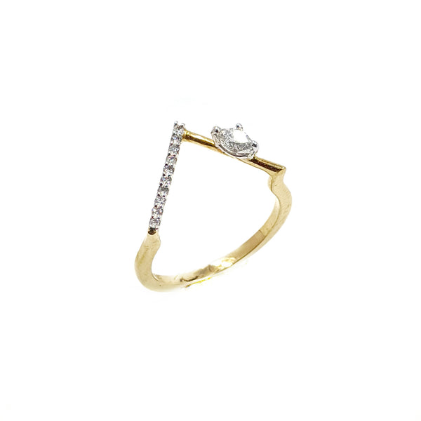 Rise Marquise Mountain Ring