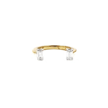 Load image into Gallery viewer, City Lights 2 Emerald Shape Diamond Stackable Ring
