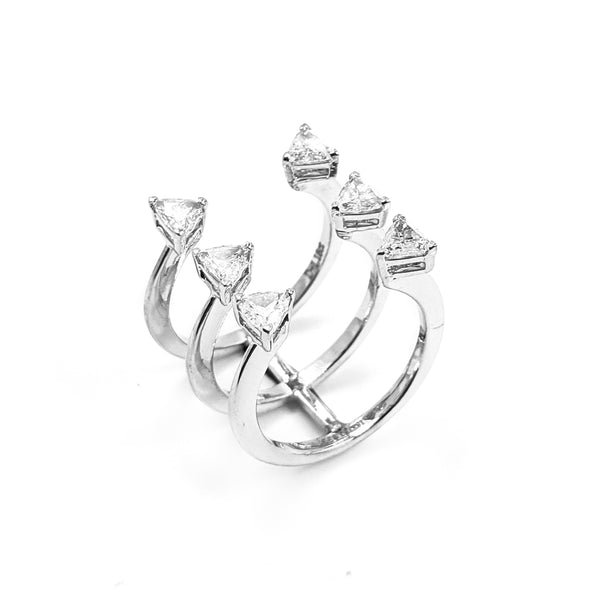 Triple Line Stack Ring