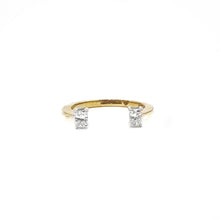 Load image into Gallery viewer, CityLights 2 Emerald Shape Diamond Stackable Ring
