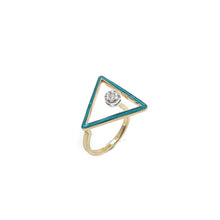 Load image into Gallery viewer, Rewind Round Shape Trio Ring
