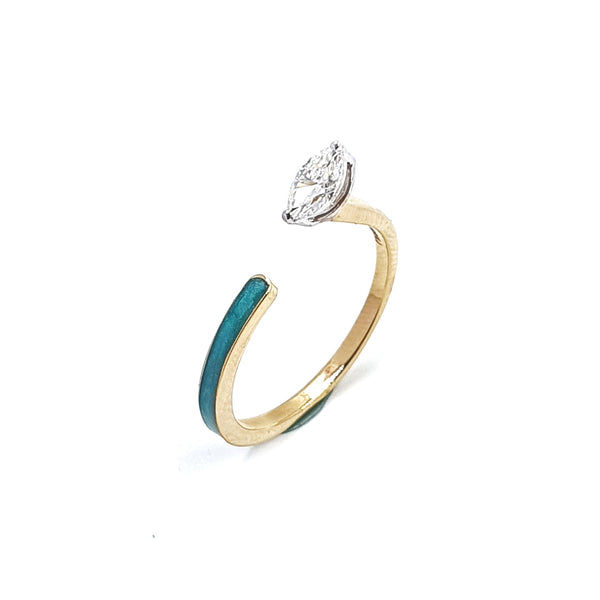 Rise Marquise Diamond Ring