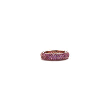 Load image into Gallery viewer, Bloom Eternity Band in Pink Sapphires

