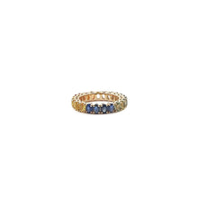 Load image into Gallery viewer, Bloom Eternity Band in Multi Sapphires
