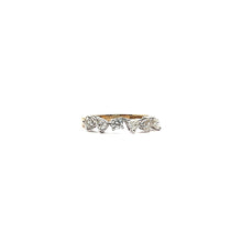 Load image into Gallery viewer, Bloom Contemporary Ring with Mixed Diamonds

