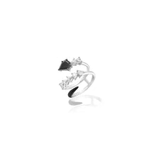 Load image into Gallery viewer, Yin &amp; Yang Trio Spiral Ring
