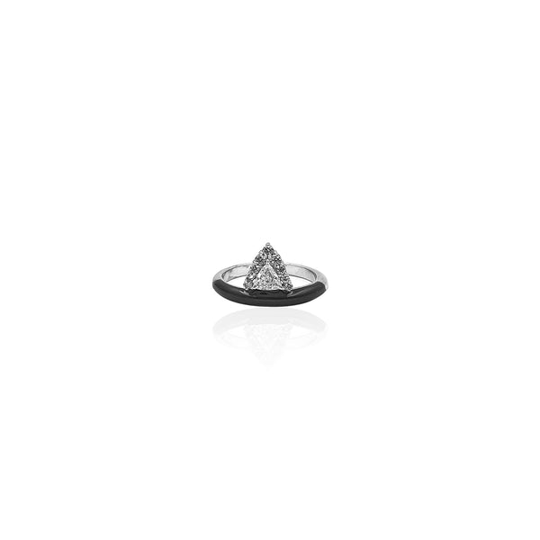 Yin & Yang Trio Diamond Ring