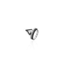 Load image into Gallery viewer, Yin &amp; Yang Double Liner Trio Ring
