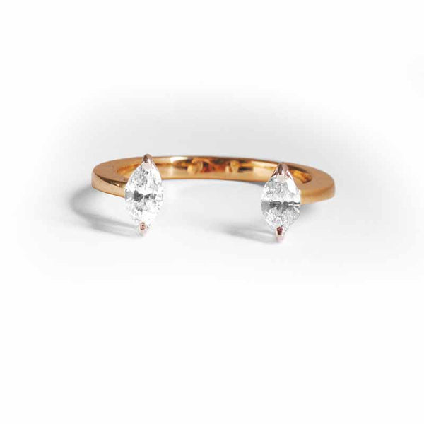Citylights Twin Marquise Ring