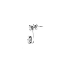 Load image into Gallery viewer, Rise Trilliant Shape Ear Jacket Earring
