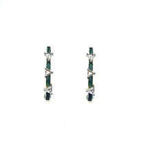 Load image into Gallery viewer, Rewind Trillion Shape Trio Earrings
