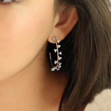 Load image into Gallery viewer, Rise Trillion Moon Earrings

